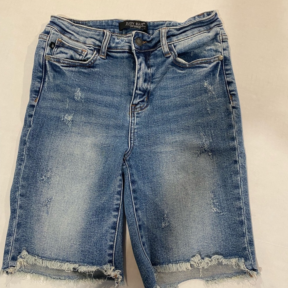 Judy Blue Blue Jean Shorts Comfortable Fit